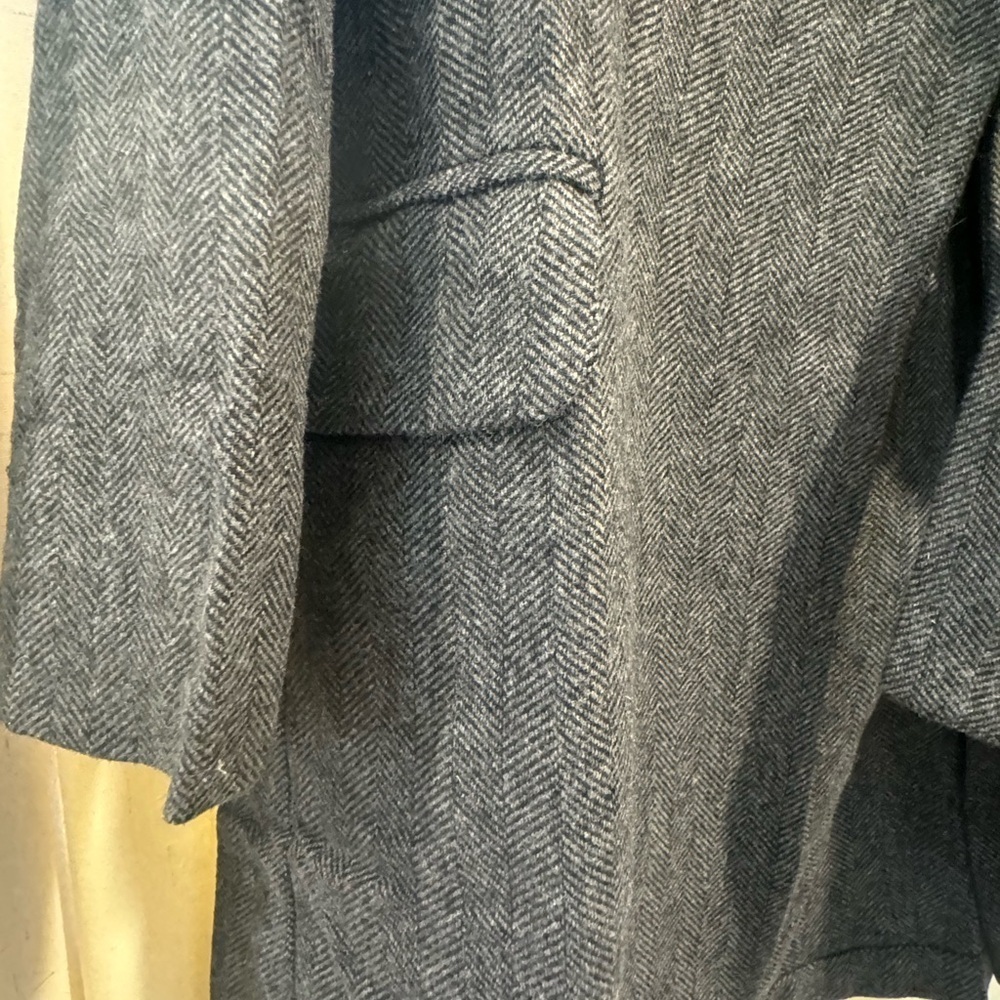 Thakoon herringbone wrap tie coat. Size M. Made in Italy - Picture 4 of 6